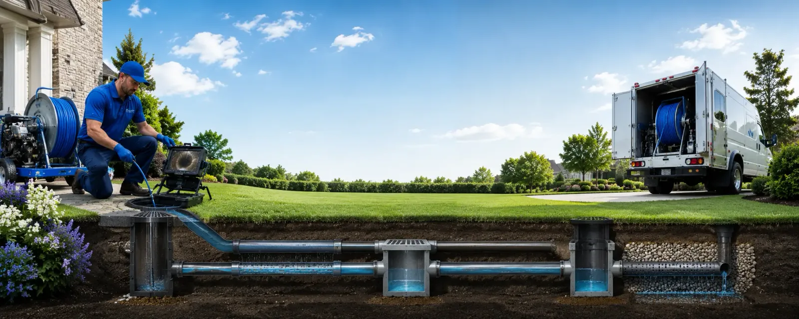 Outdoor drain cleaning information for Davenport, IA